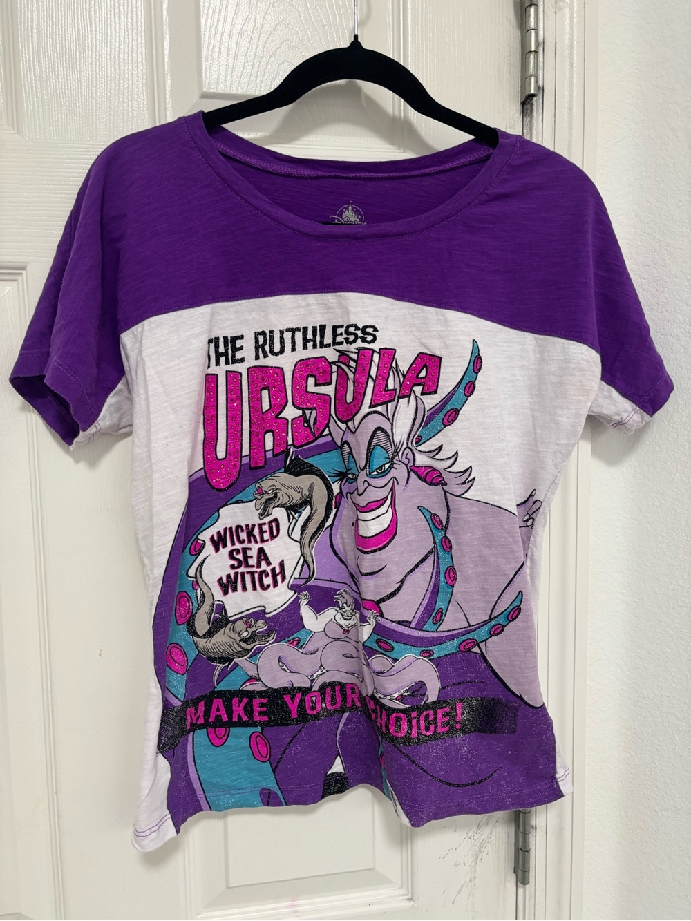 Disney Parks Ursula Graphic Tee Purple Size Medium